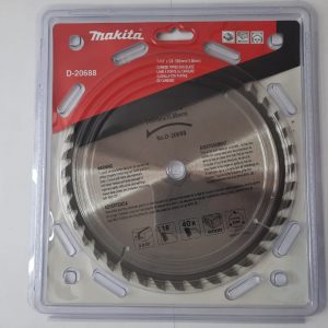 Disco Makita 7-1/4″ 40 Dientes eje 5/8″ madera