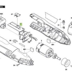 Placa electrónica para Dremel 8100 / 2610019169