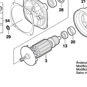 Inducido para taladro Bosch GBM 32-4 / 3604010091