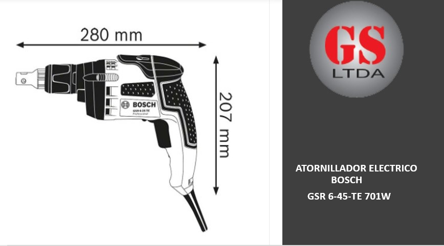 Atornillador electrico bosch 701w gsr-6-25-te