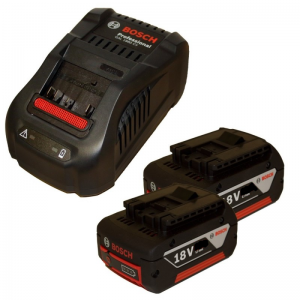 Kit 2 baterías 18V 4AH + Cargador rápido (STARTER KIT) Bosch / 1600A015TC