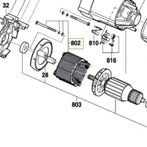 Estator para Ingleteadora Skil 3310 / 1619PA0222