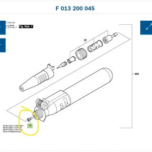 Manguito para Dremel Versatip 2000 cod: 2610397235