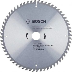 Disco de sierra circular Bosch ECO 254mm 10″ x 60 dientes / 2608644336