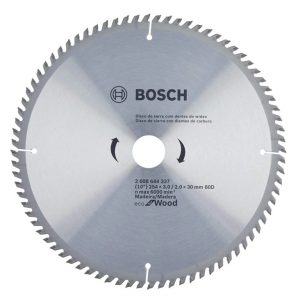 Disco de sierra circular Bosch ECO 254mm 10″ x 80 dientes / 2608644337